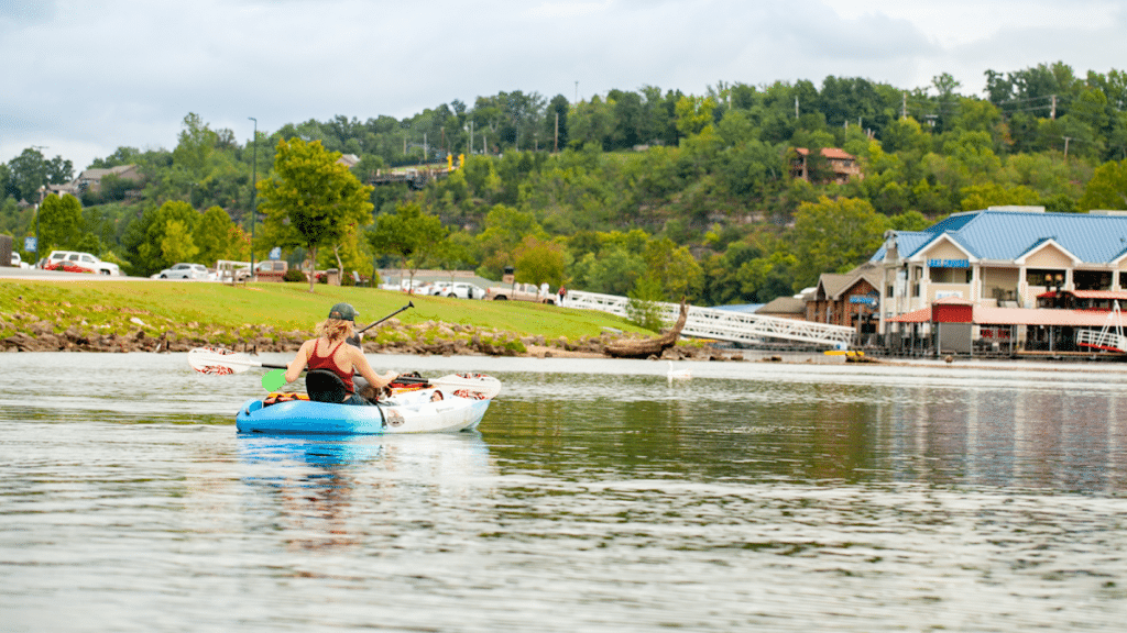 Kayaking in Branson, Missouri
