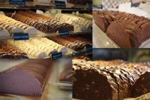 The Fudgery at Tanger Outlets Branson Missouri — a shopping break favorite for handmade fudge and confections