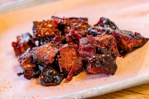 Burnt ends served at Gettin’ Basted, an award-winning Branson BBQ restaurant on 76 Country Blvd