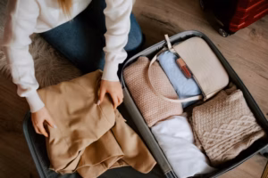 Branson packing list essentials laid out for a Missouri Ozarks vacation — seasonal travel checklist