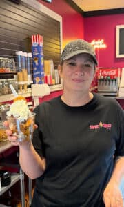 Rose and Aaron, the family owners of Sweet Shack in Hollister, Missouri