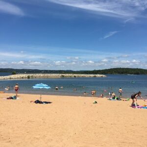 Table Rock Lake on Labor Day weekend — the last full summer weekend at Moonshine Beach near Branson