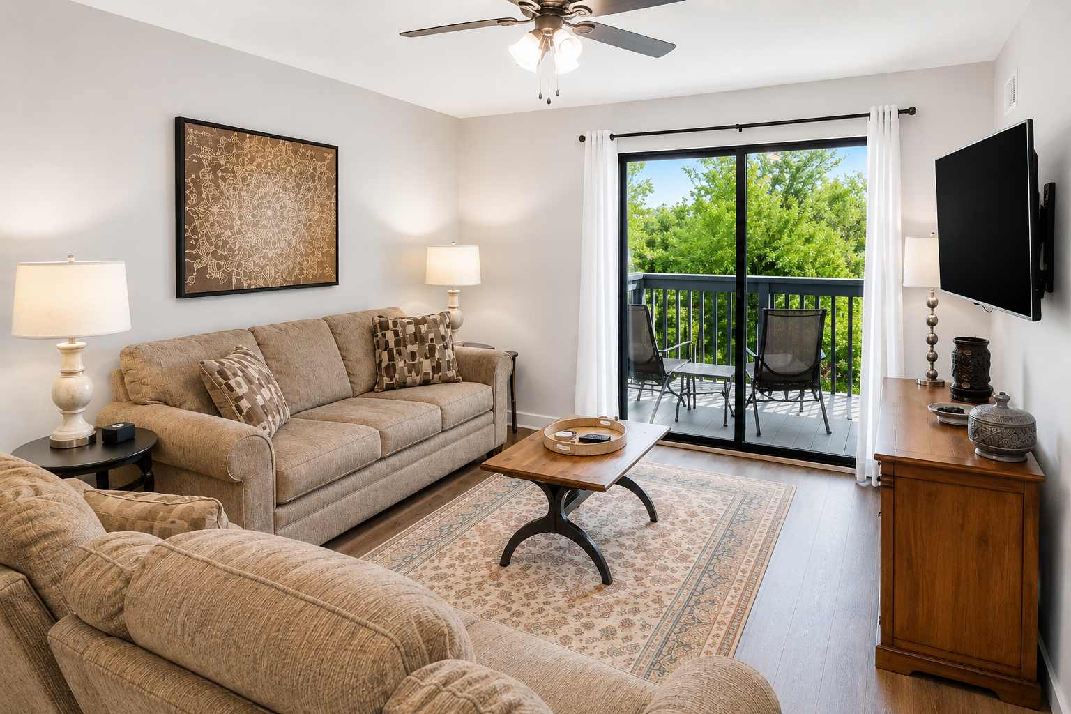 Renovated two bedroom resort condo at gated Pointe Royale community in Branson Missouri